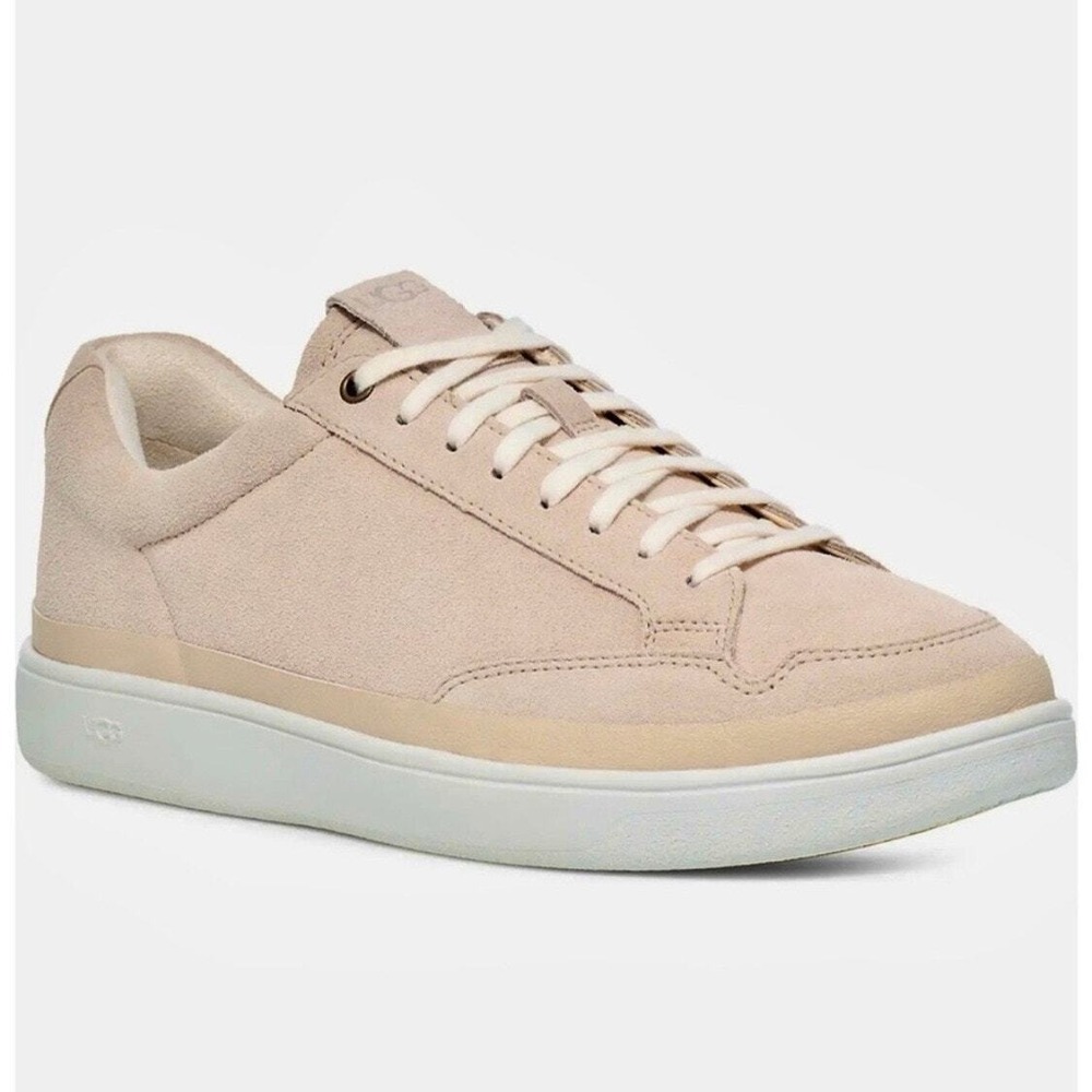 UGG South Bay Sneakers Mens 9 Beige Vream Low Top Suede Trainer Casual Lace Up